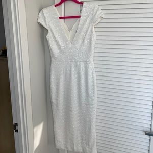 Dress The Population White Dress